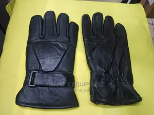 Black Leather Gloves