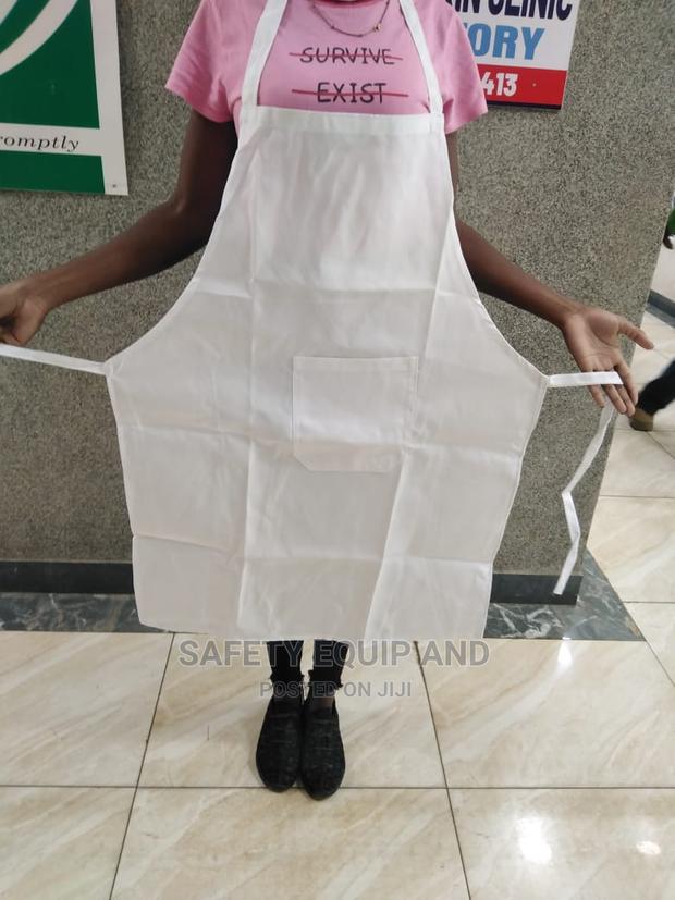 White Aprons Available/At Safety Hub