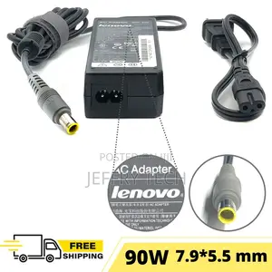 90W Lenovo OEM Adapter Charger - Thinkpad Laptop Edge E50 E5