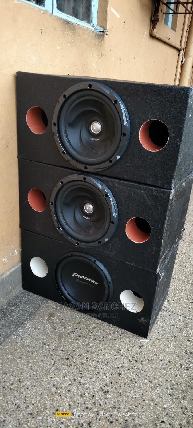 Kenwood and Pioneer 1500W Bass Speakers in Nairobi Central Audio