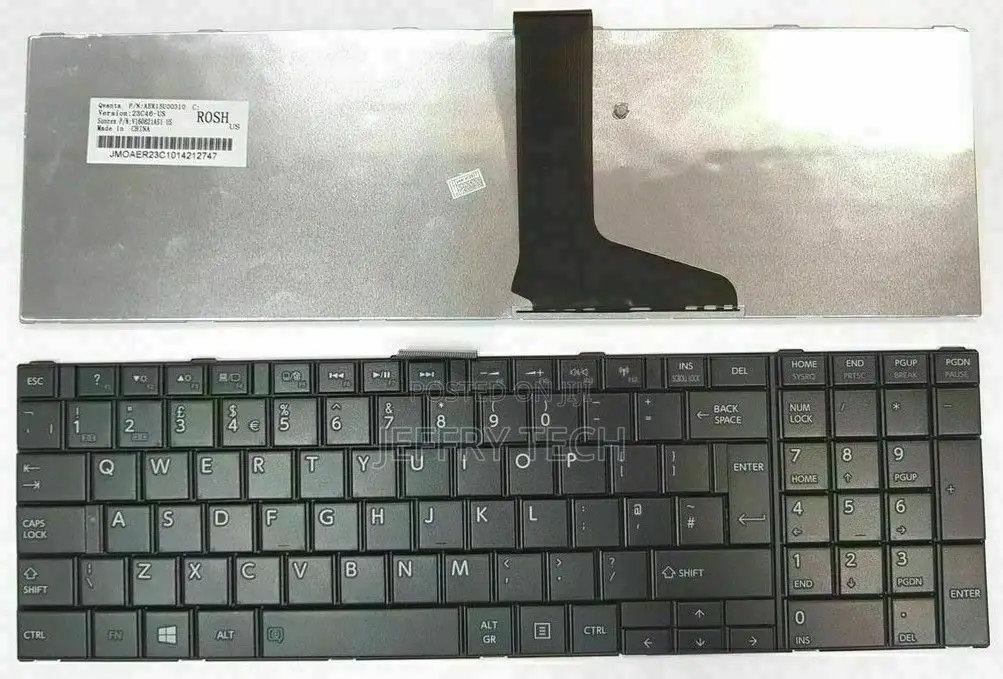 Toshiba Satellite PRO C850 C855 C850D C870 L850 L855 Keyboar