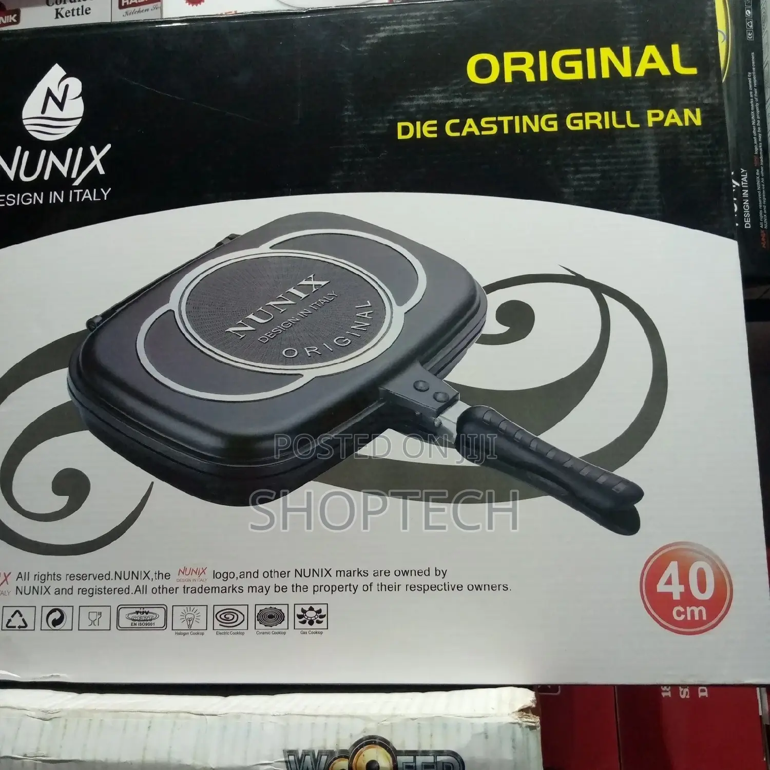 Nunix 40 Cm Double Grill Pan