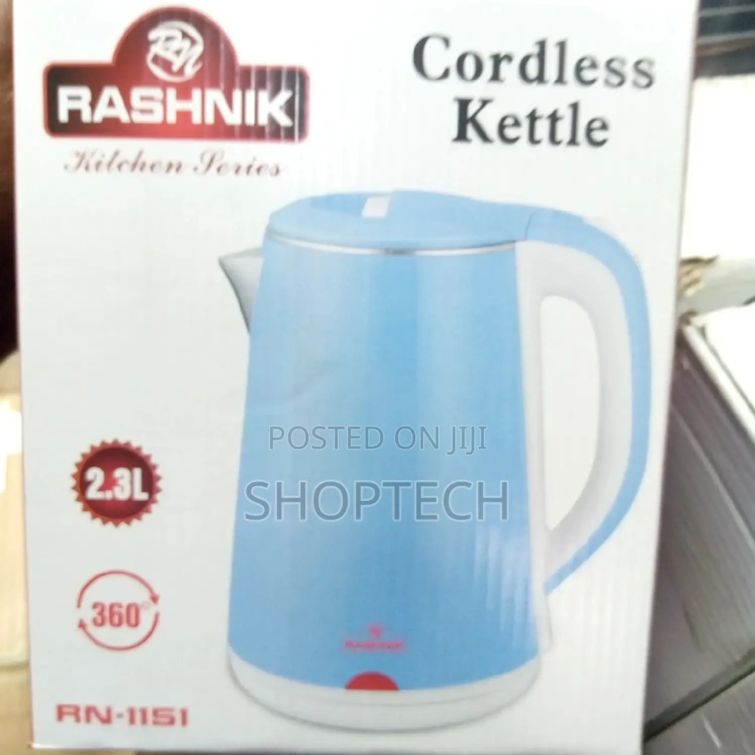 Rashnik New 2.3l Cordless Kettle