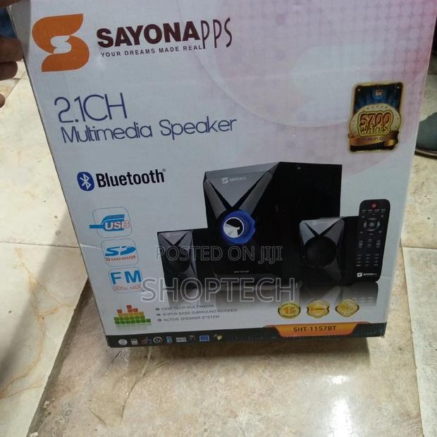 2.1ch Sayona Multimedia Speaker System Woofer. - main view