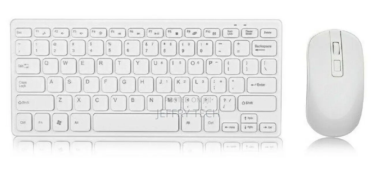 Wireless 2.4GHZ Slim Keyboard and Cordless Optical Mouse Com