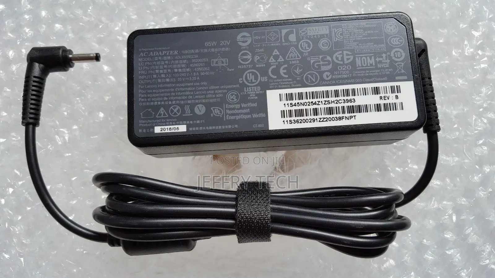 Charger 65W Original Adapter Fit Lenovo Ideapad 510-15isk