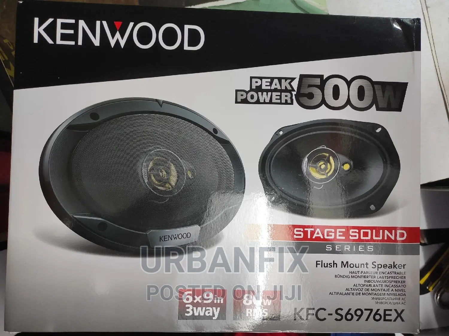 Kenwood 500watts 6 by 9 Midrange Speakers