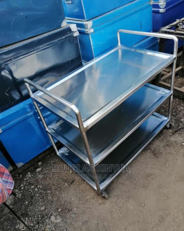Stainless Steel Food Trolley - main view