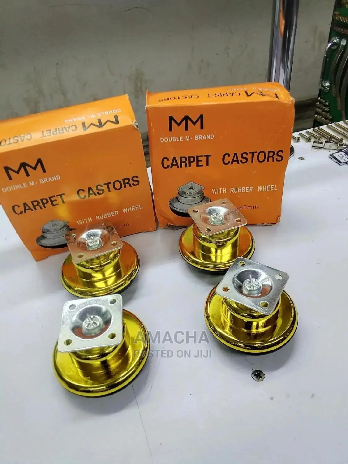 Best Quality 65mm Carpet Casters With Rubber Wheel in Nairobi Central