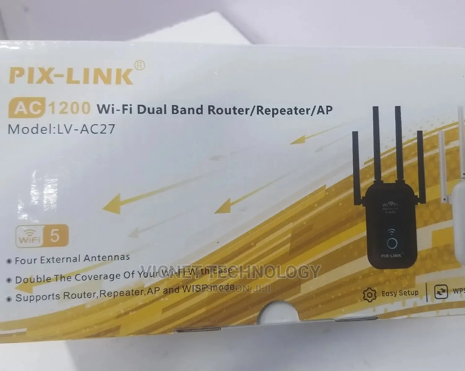 Pix-Link AC 1200 Dual Band Router Wireless Wifi Repeater