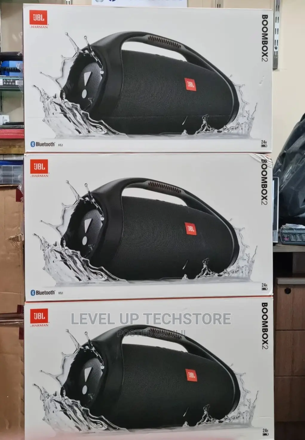 JBL Boombox 2 - Portable Powerful Bluetooth Speaker - New