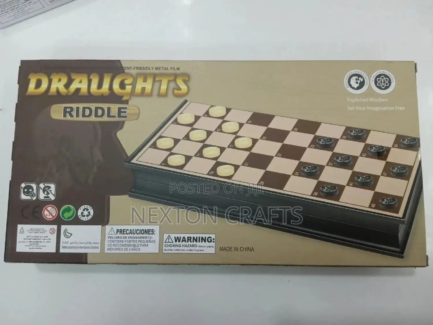 Checkers, Draughts Big Size