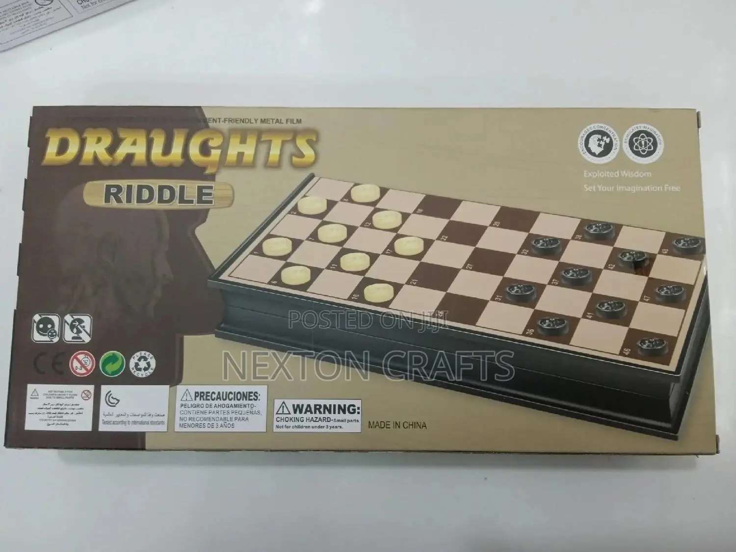 Checkers, Draughts Big Size