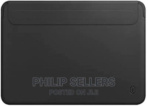 PU Leather Laptop Sleeve Bag for Macbook Pro 13.3-Inch - Bla - main view