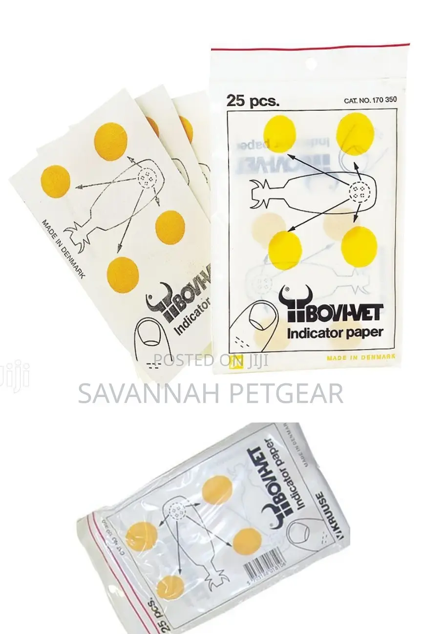 Mastitis Indicator Paper - 25 Pieces Pack