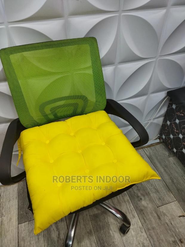 Yellow Office Chair Pad - main view