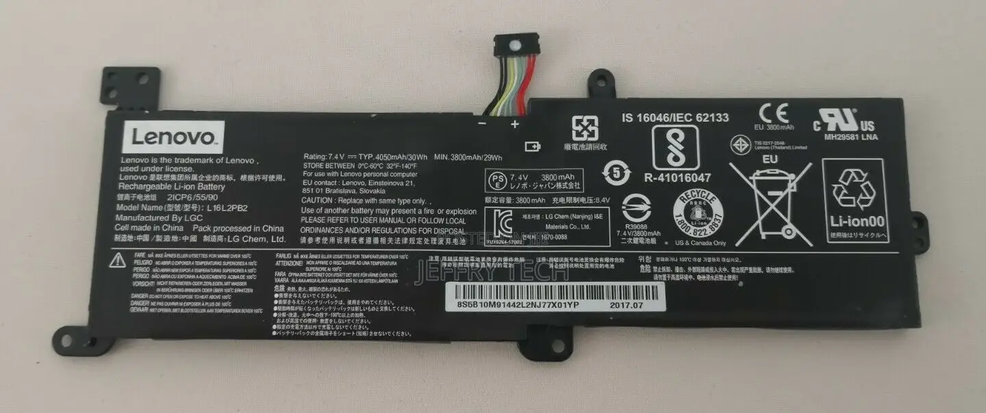 Lenovo Ideapad 330-15 320-14iap 80XQ Battery L17L2PF1 320 32