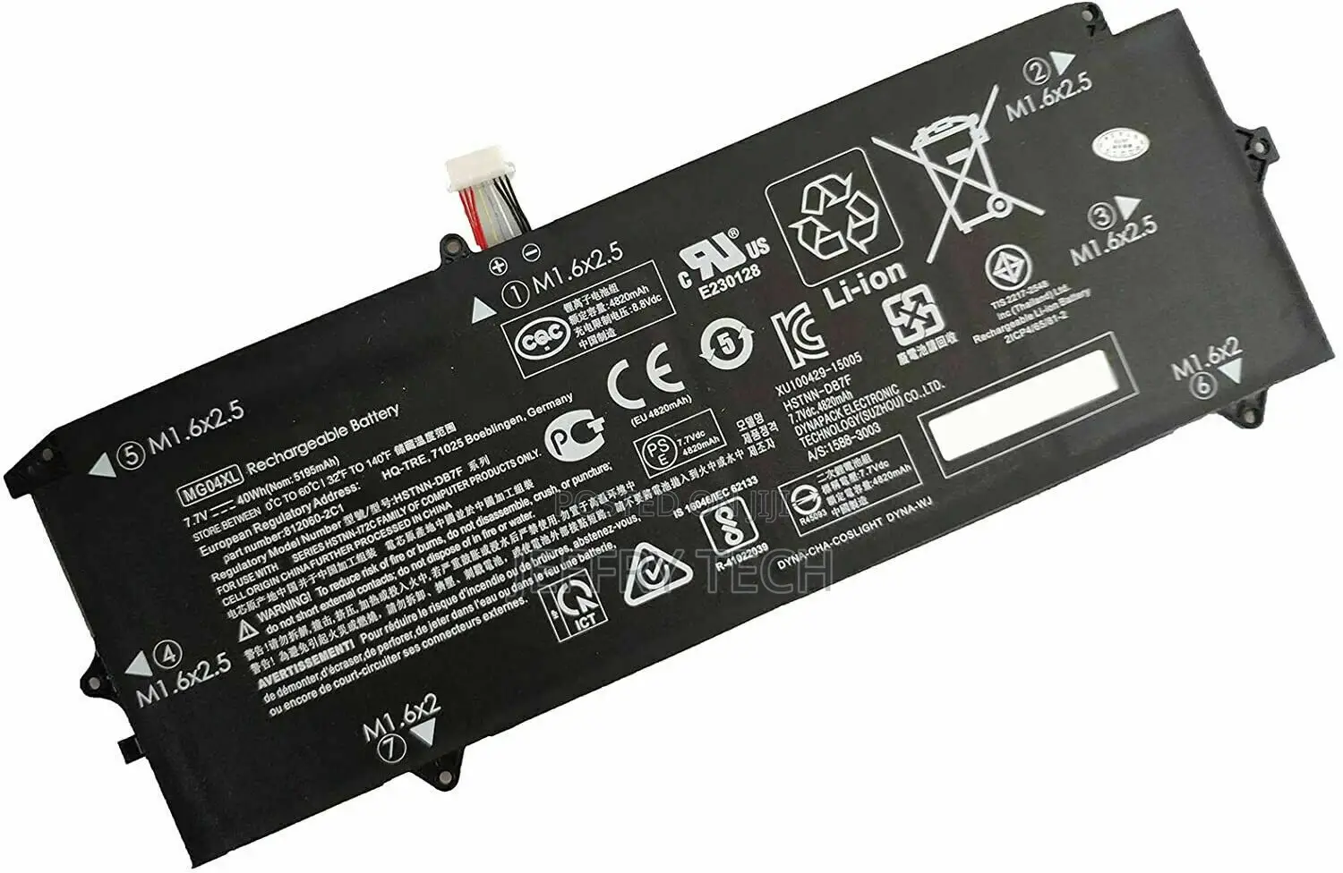 MG04XL 812205-001 Battery for HP Elite X2 1012 G1 7.7V 40wh