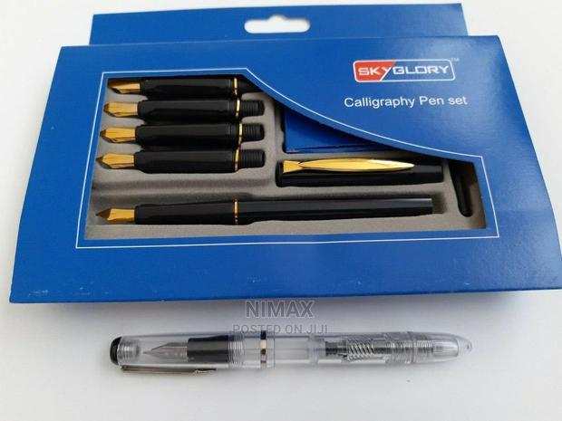 Calligraphy Fountain Pen Set 6 Leads