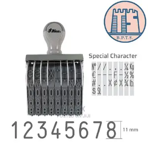 Hand Number / Letter Stamp Size 5 - 8 Bands 11mm
