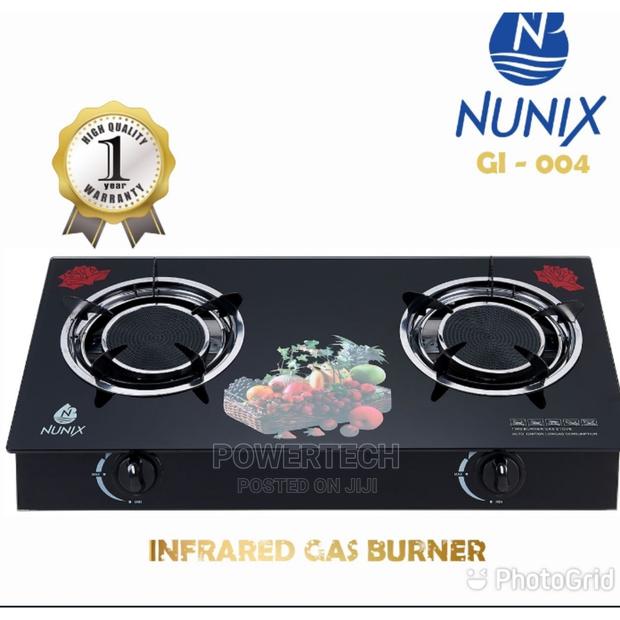 Nunix Infrared Gas Cooker 2 Burner - main view