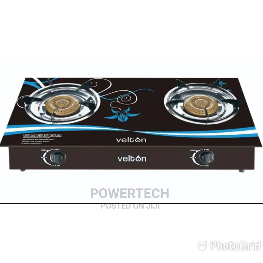 Velton Glass Tampered 2 Burner Cooker