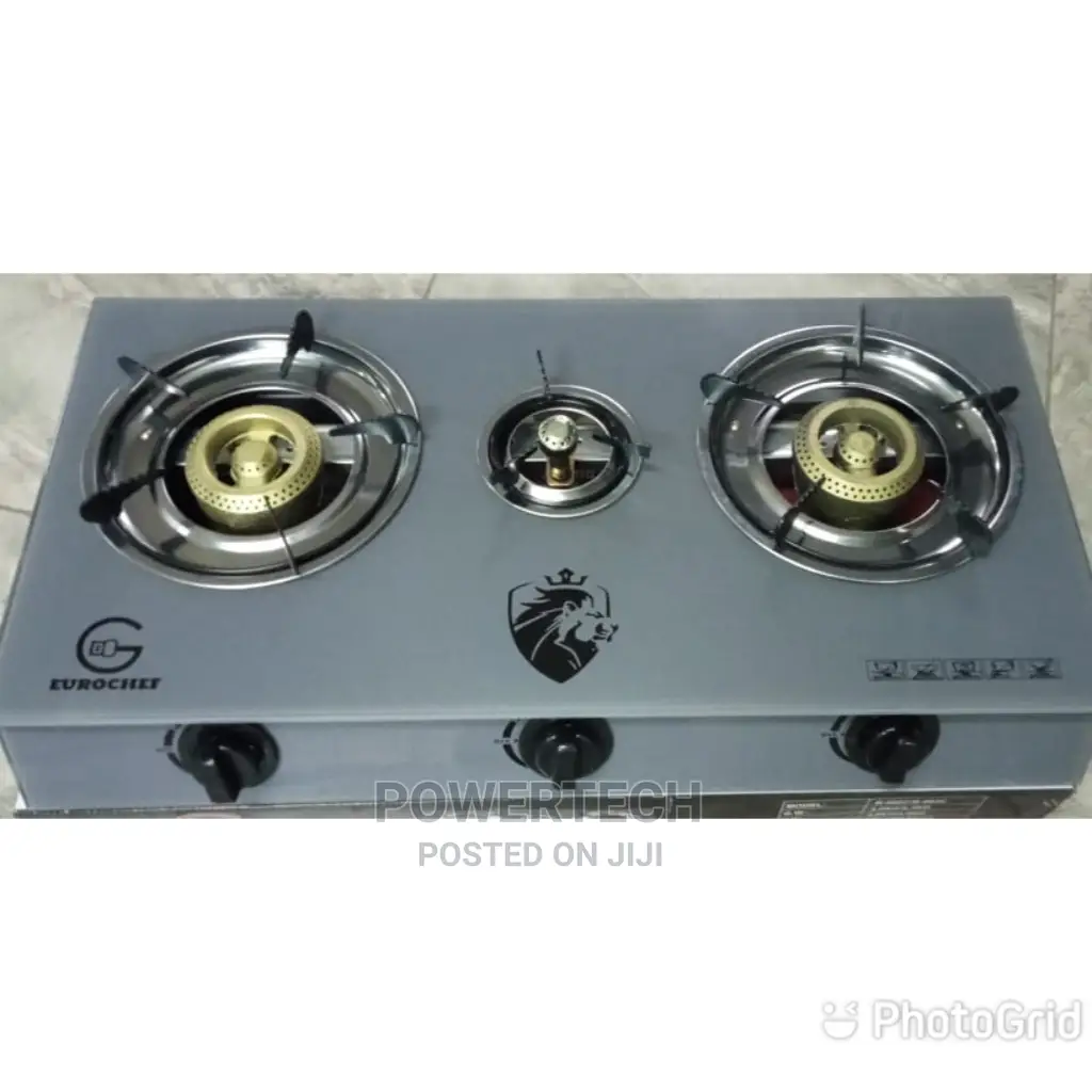 Eurochef 3 Burner (Glass Top )Cooker