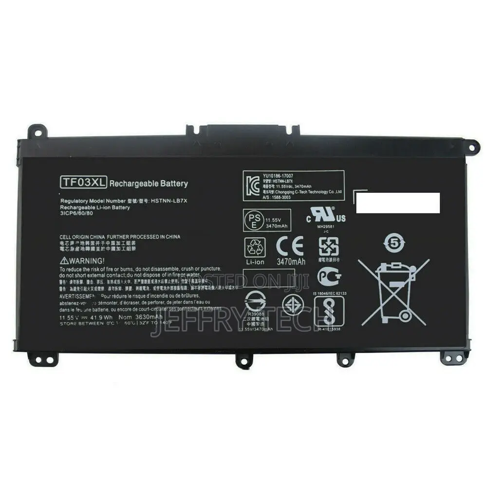Tf03xl Battery for HP Pavilion 14-Bf 14-Bk 15-Cc 15-Ck 92007