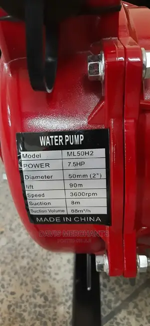 Milano Waterpump 2 "7.5hp High Pressure 90mdouble Impeller