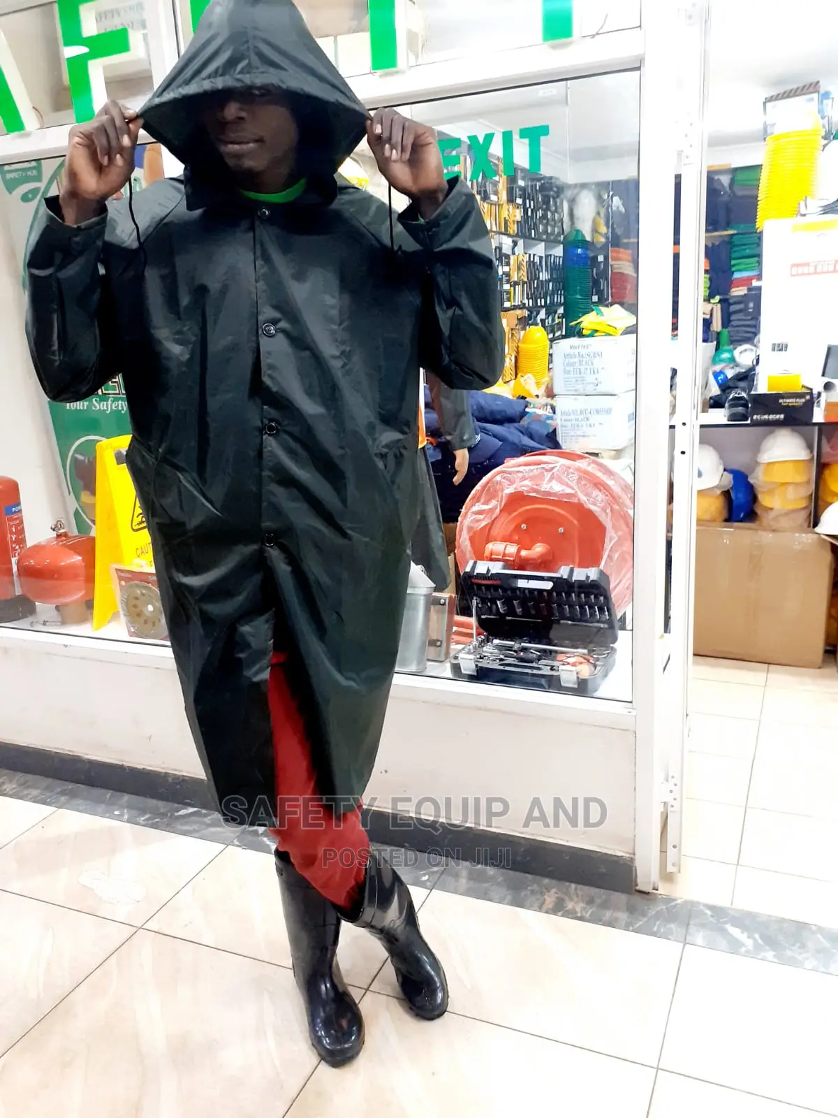 Jungle Green Raincoat