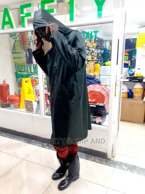 Navy Blue and Jungle Green Raincoats