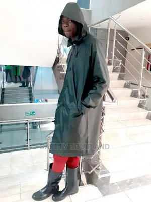 Navy Blue and Jungle Green Raincoats