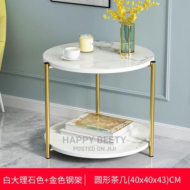 #Perfect Marble Effect Side Table - main view
