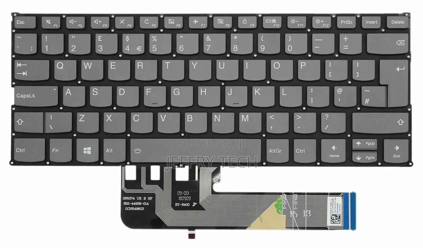 Backlit UK Keyboard for Lenovo Yoga 730-13ikb 730-13iwl 730-