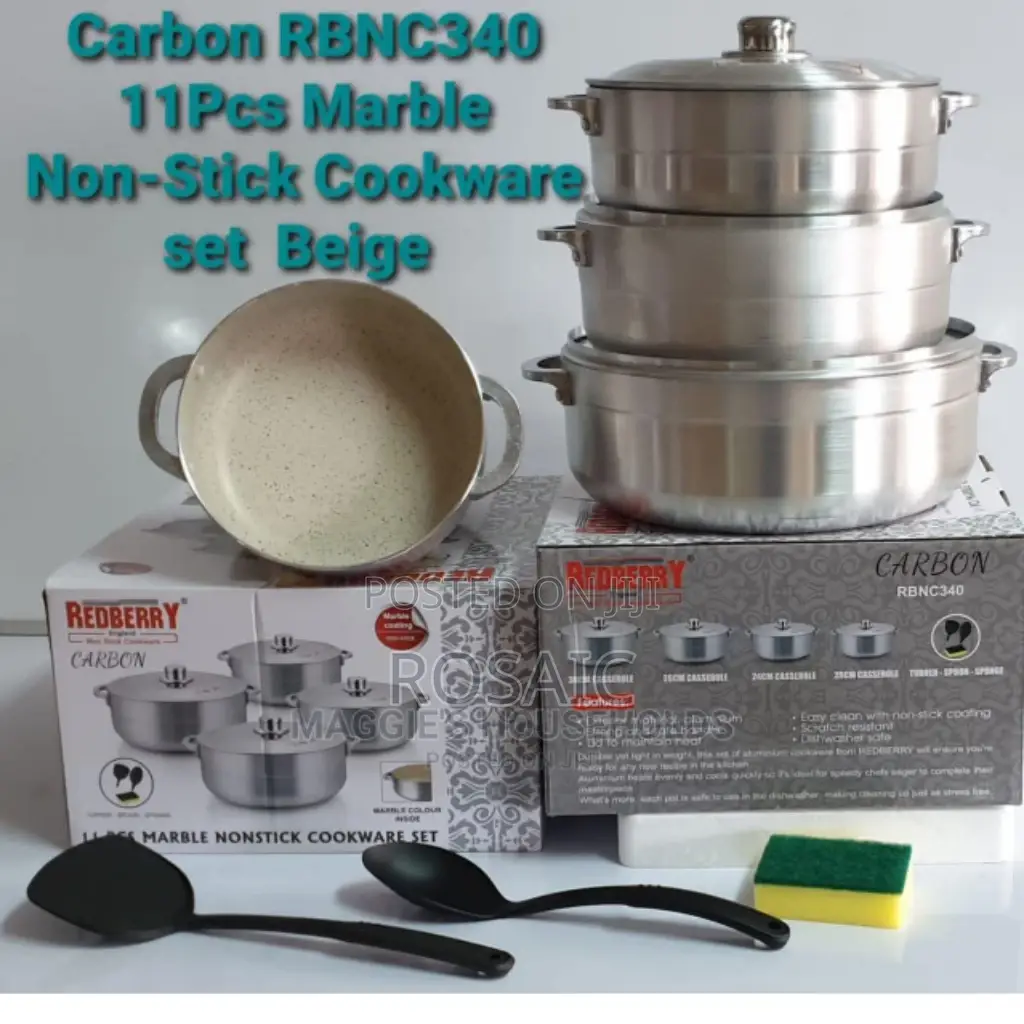 *11pcs Marble Non Stick Cookware Set