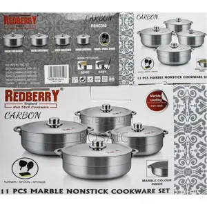 11 Pcs Marble Non Stick Cookware