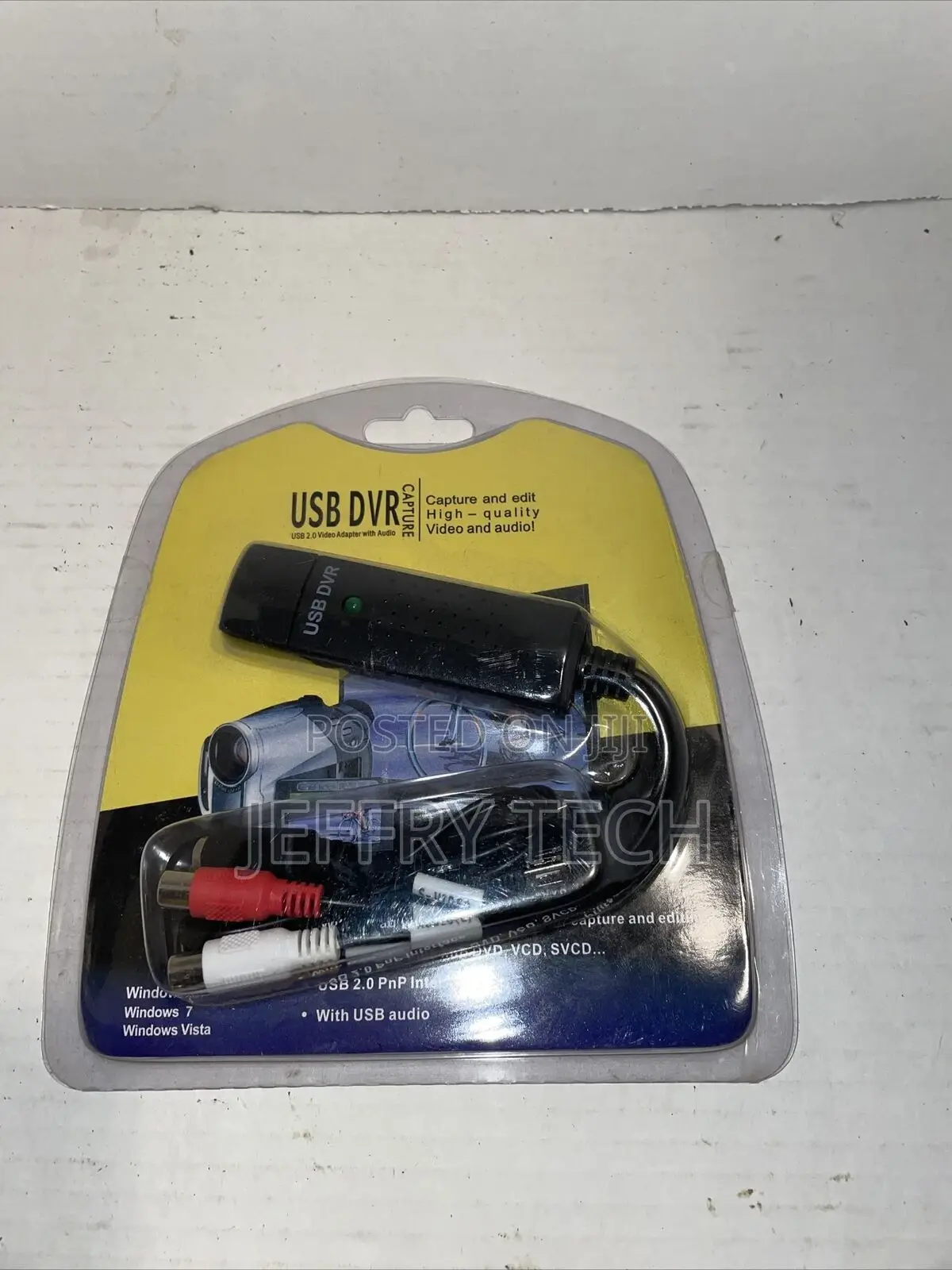 Usb Dvr Capture Usb 2.0 Video Adapter With Audio, Model No.T