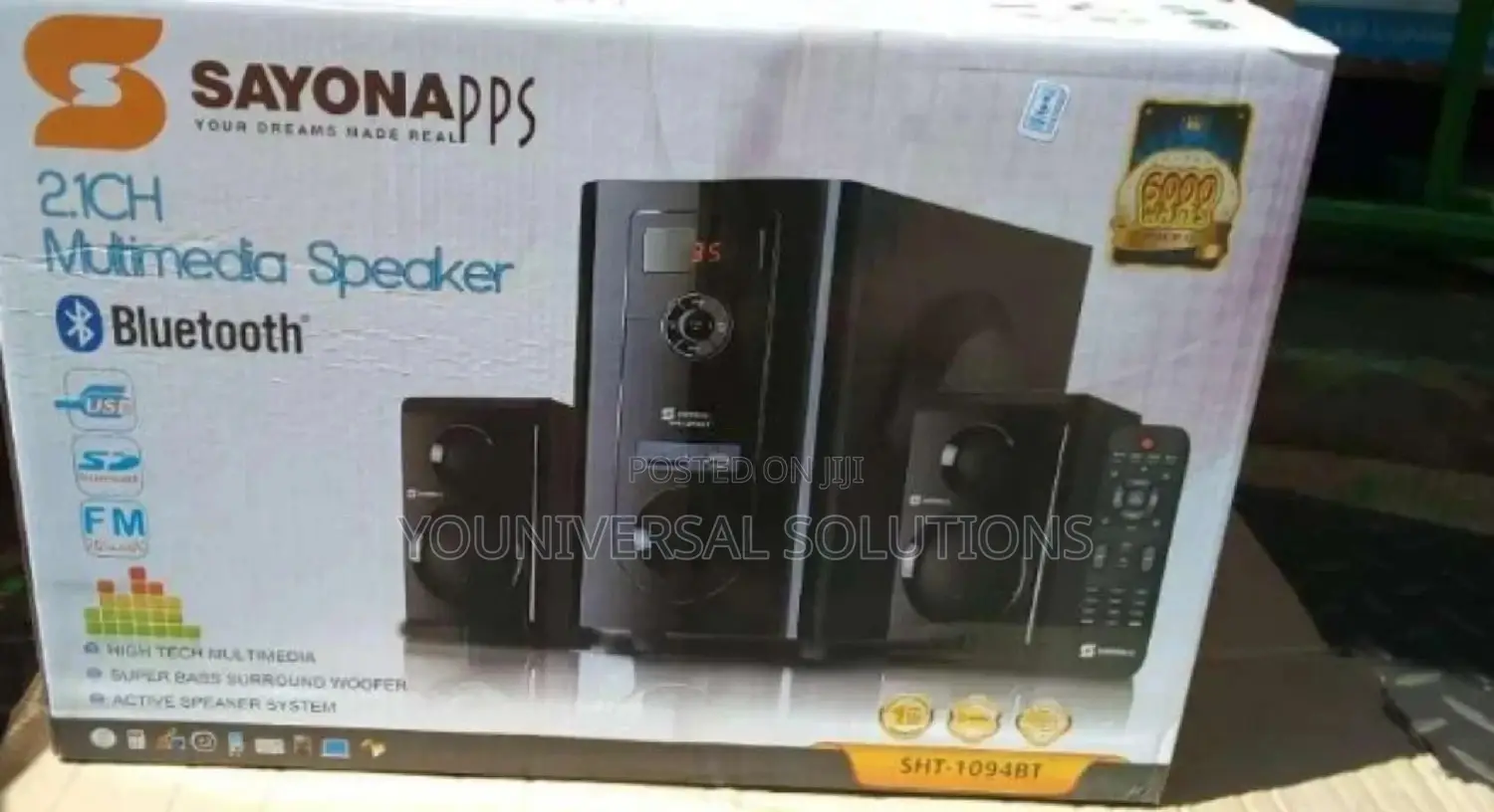 6000watts 1094BT Sayona Woofer