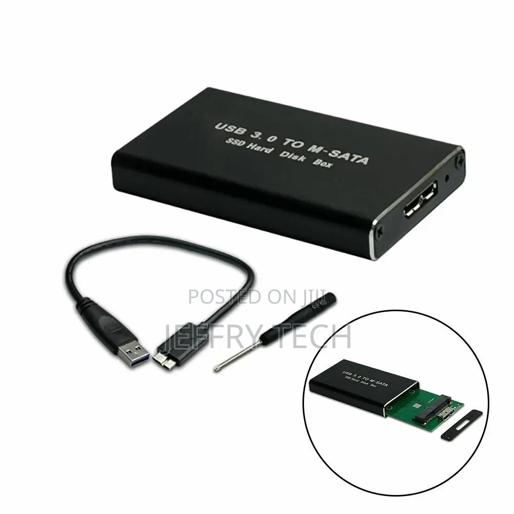 External Msata SSD to USB 3.0 Super Speed Converter Adapter