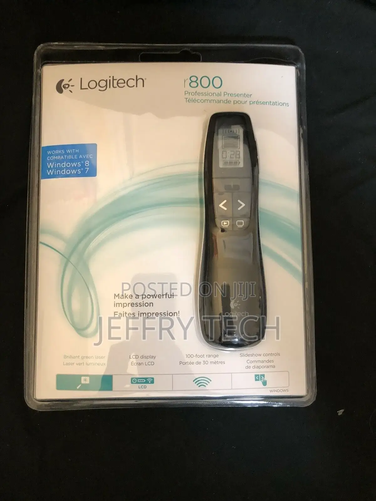 Logitech R800 Professional Presenter Slideshow Remote Laser