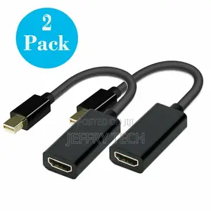 2x Thunderbolt Mini Display Port to HDMI Adapter for Apple A
