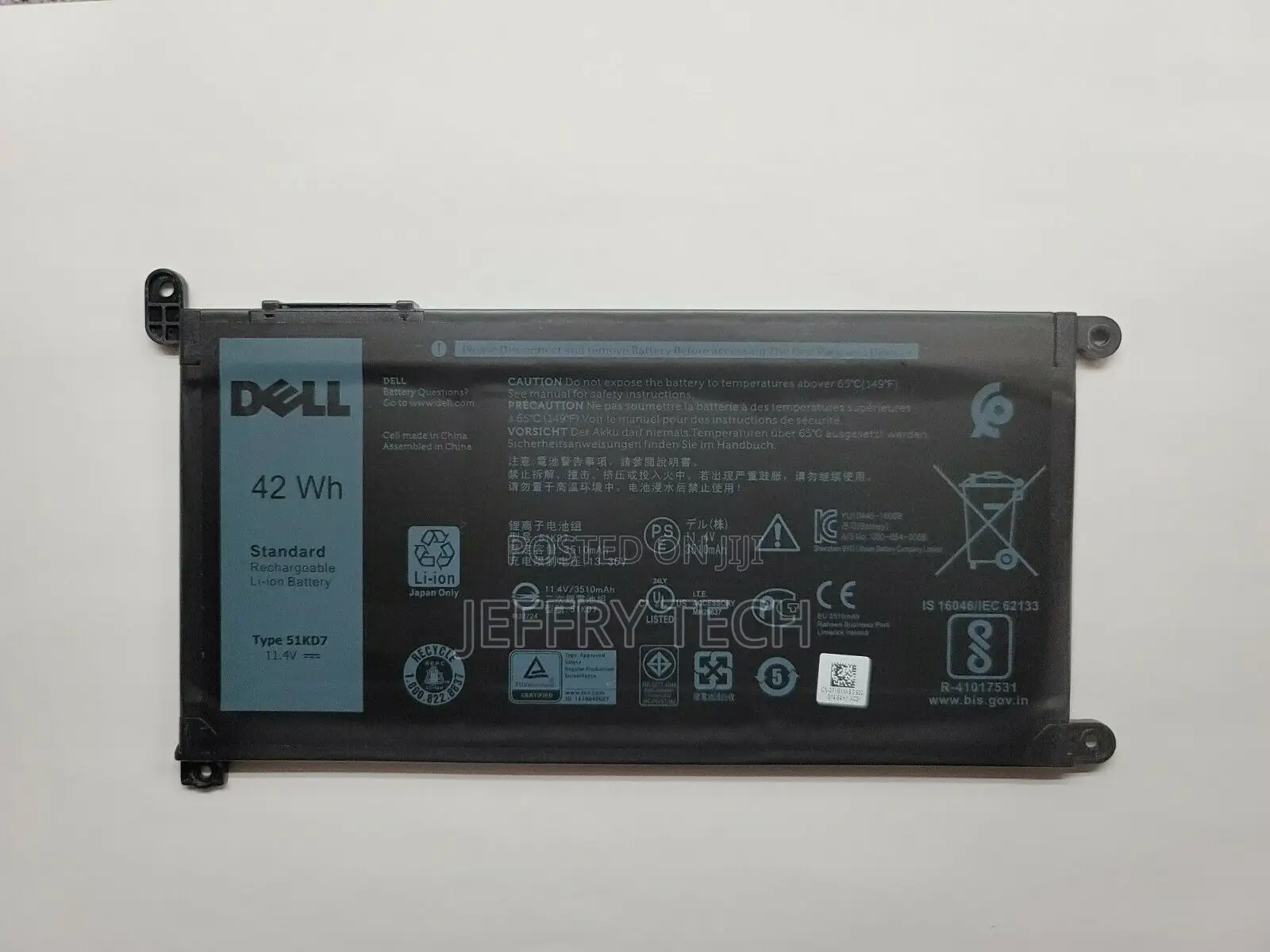 OEM Battery for Dell Chromebook 11 3180 3181 3189 5190 2-In-