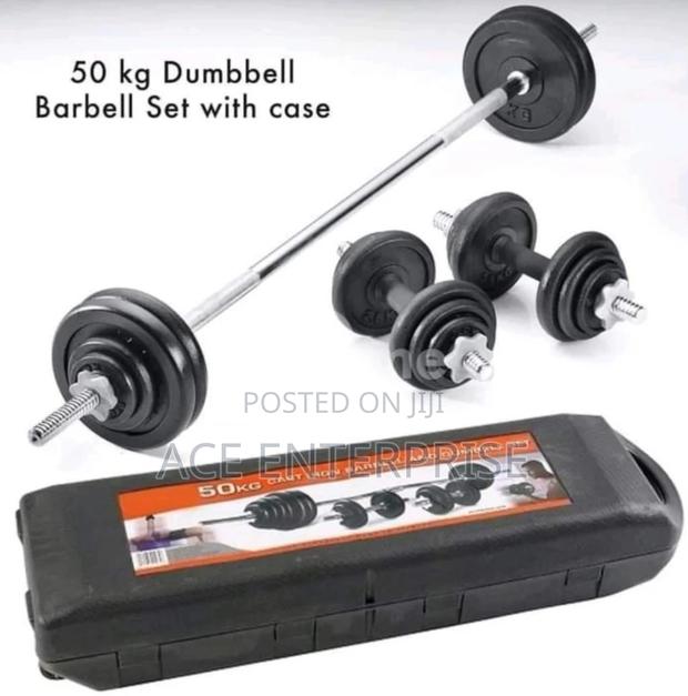50kg Dumbbell Set With Casing - main view