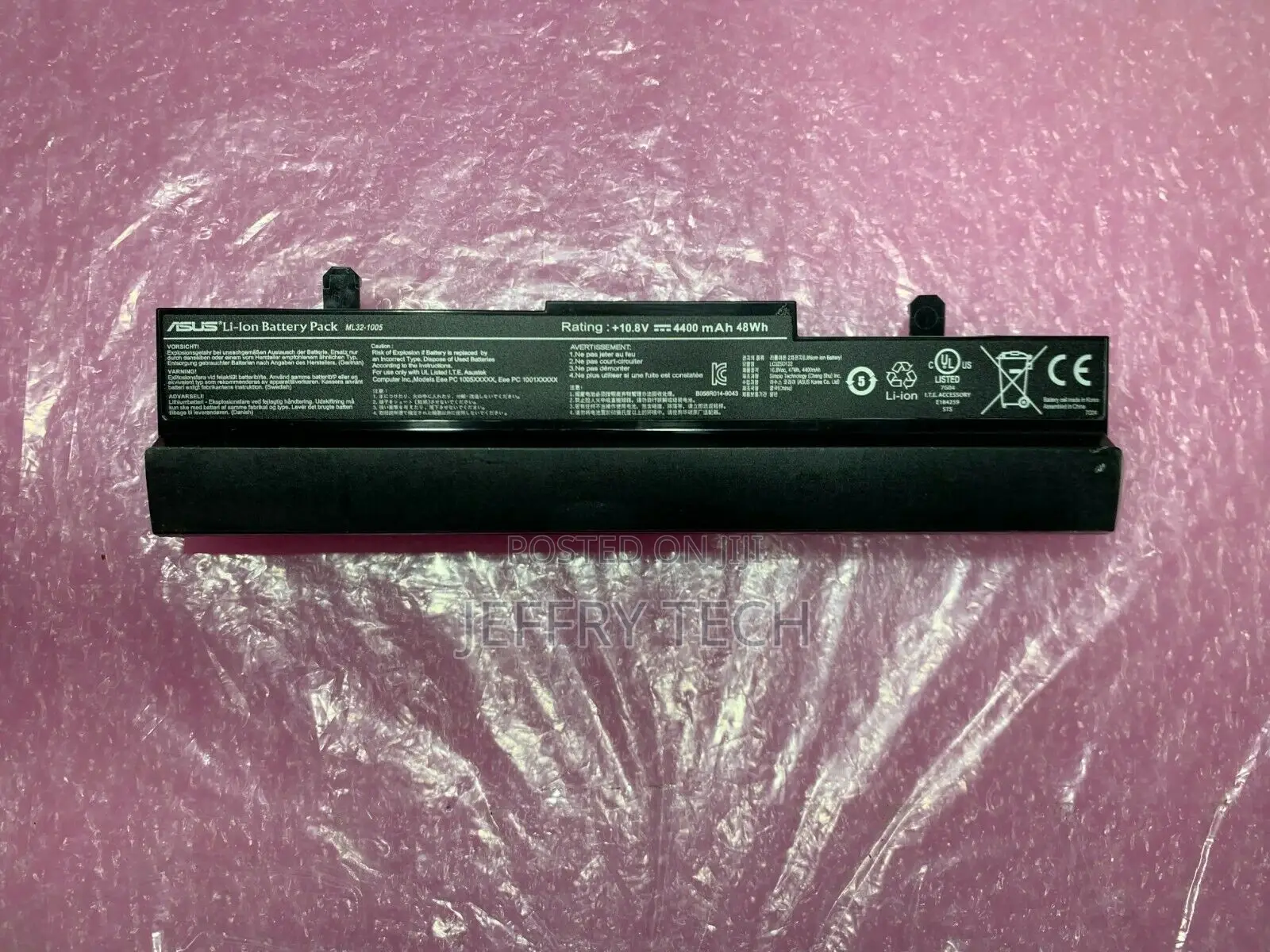 ML32-1005 AL32-1005 Asus Eee PC 1001 1005 1101 AL31-1005