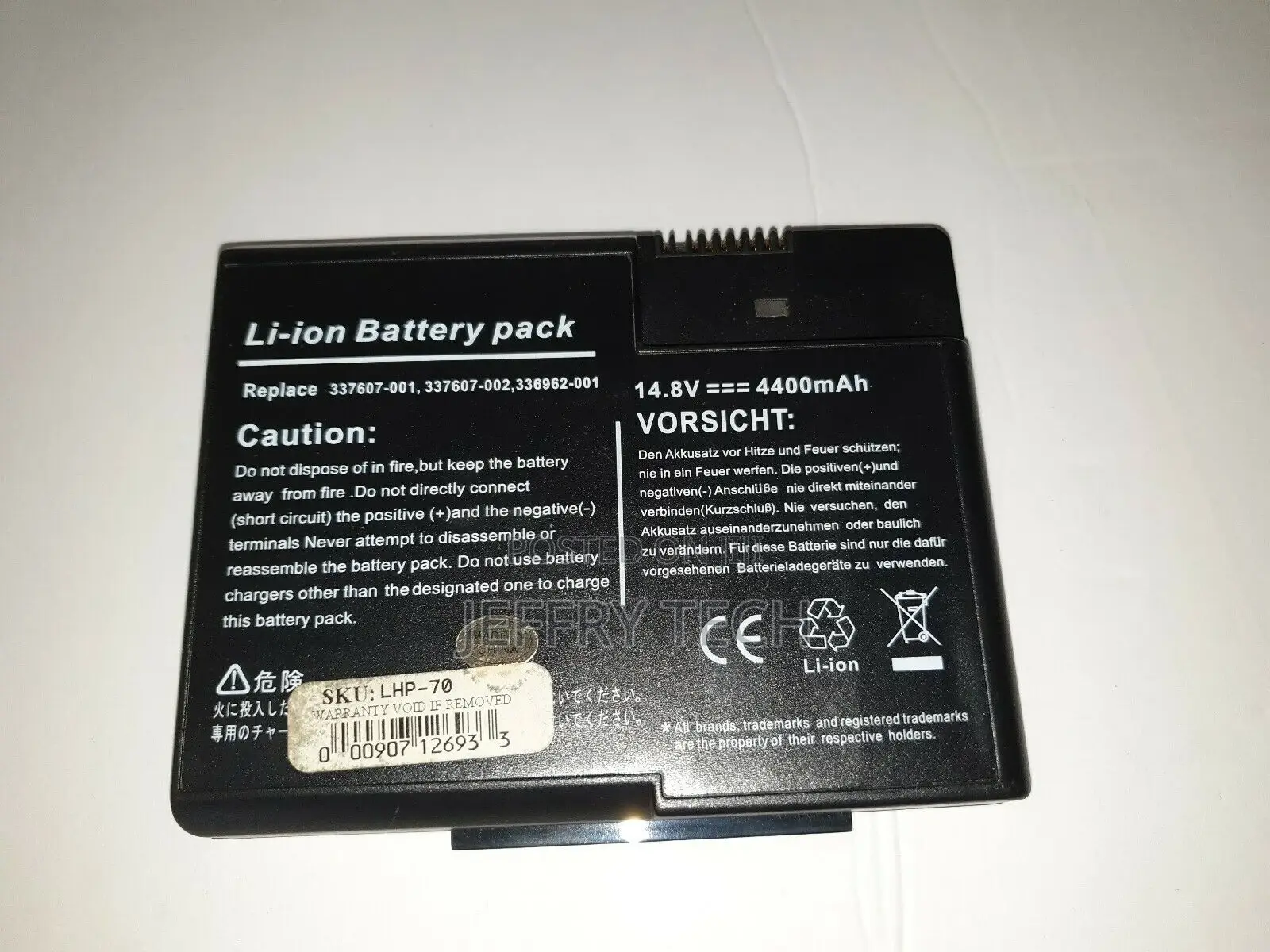 Battery for HP Pavilion Zt3000 Zt3100 Zt3200 Zt3300 Zt3400 3