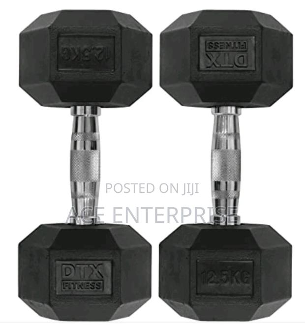 12 .5kgs Hexagon Dumbbell - main view