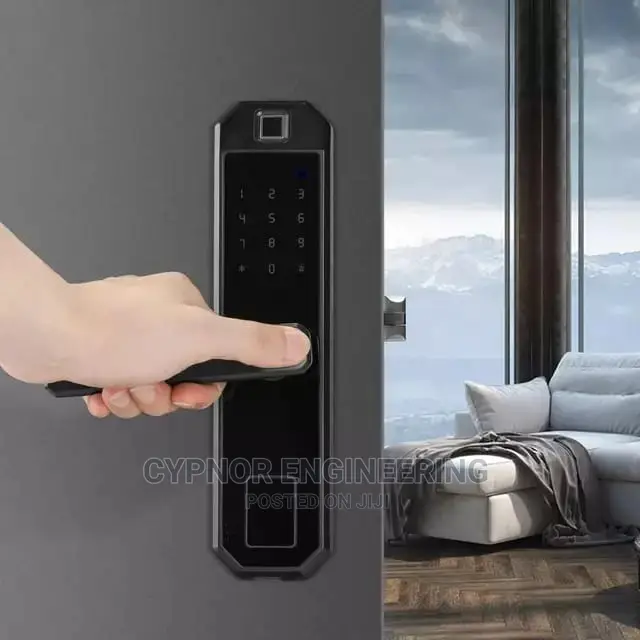 Door Lock With Fingerprint, App and Password Unlock