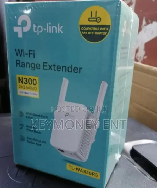 Tp-Link N300 300mbps Wi-Fi Range Extender(TL-Wa855re)