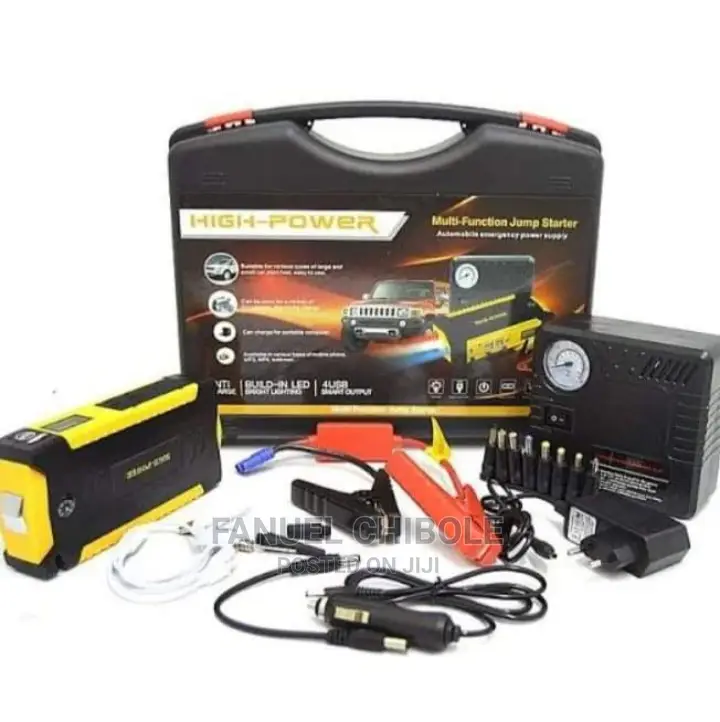 New Car Jumpstarter Kit With Air Compressor.