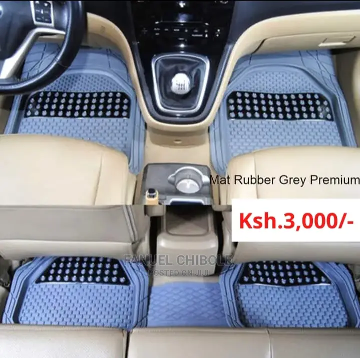 New Grey Five Seater Car Floor Mats